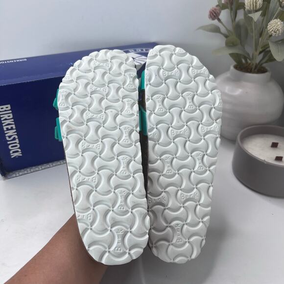 Birkenstock Almere II Burko Flor Sandals Graceful Emerald Women's 4/EU 35 - Picture 8 of 10
